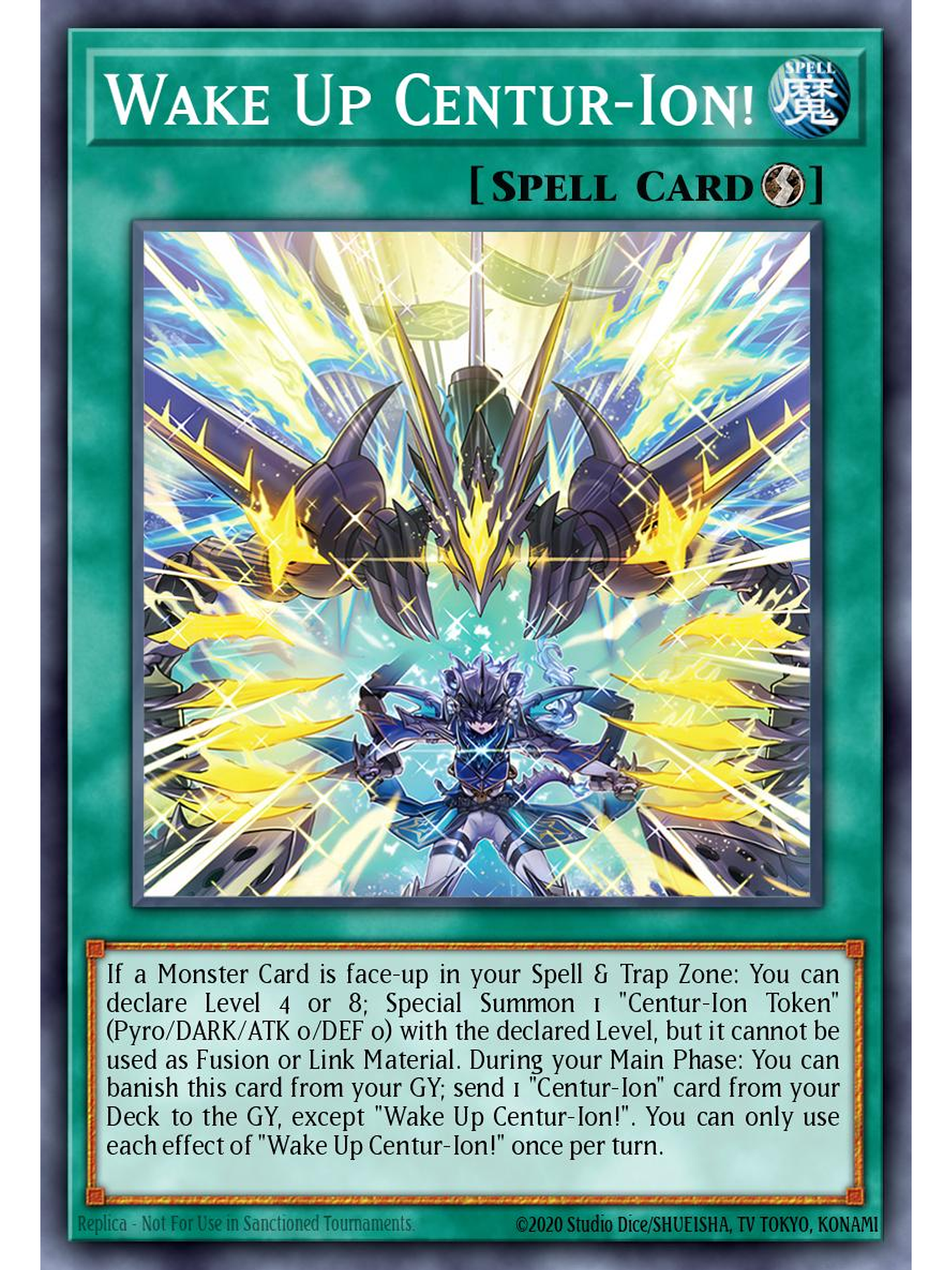 Wake Up Centur-Ion! - MP25-EN074 - Prismatic Secret Rare 1st Edition 1