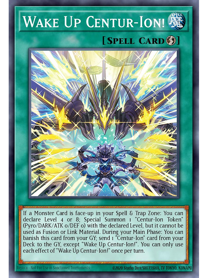 Wake Up Centur-Ion! - MP25-EN074 - Prismatic Secret Rare 1st Edition 1