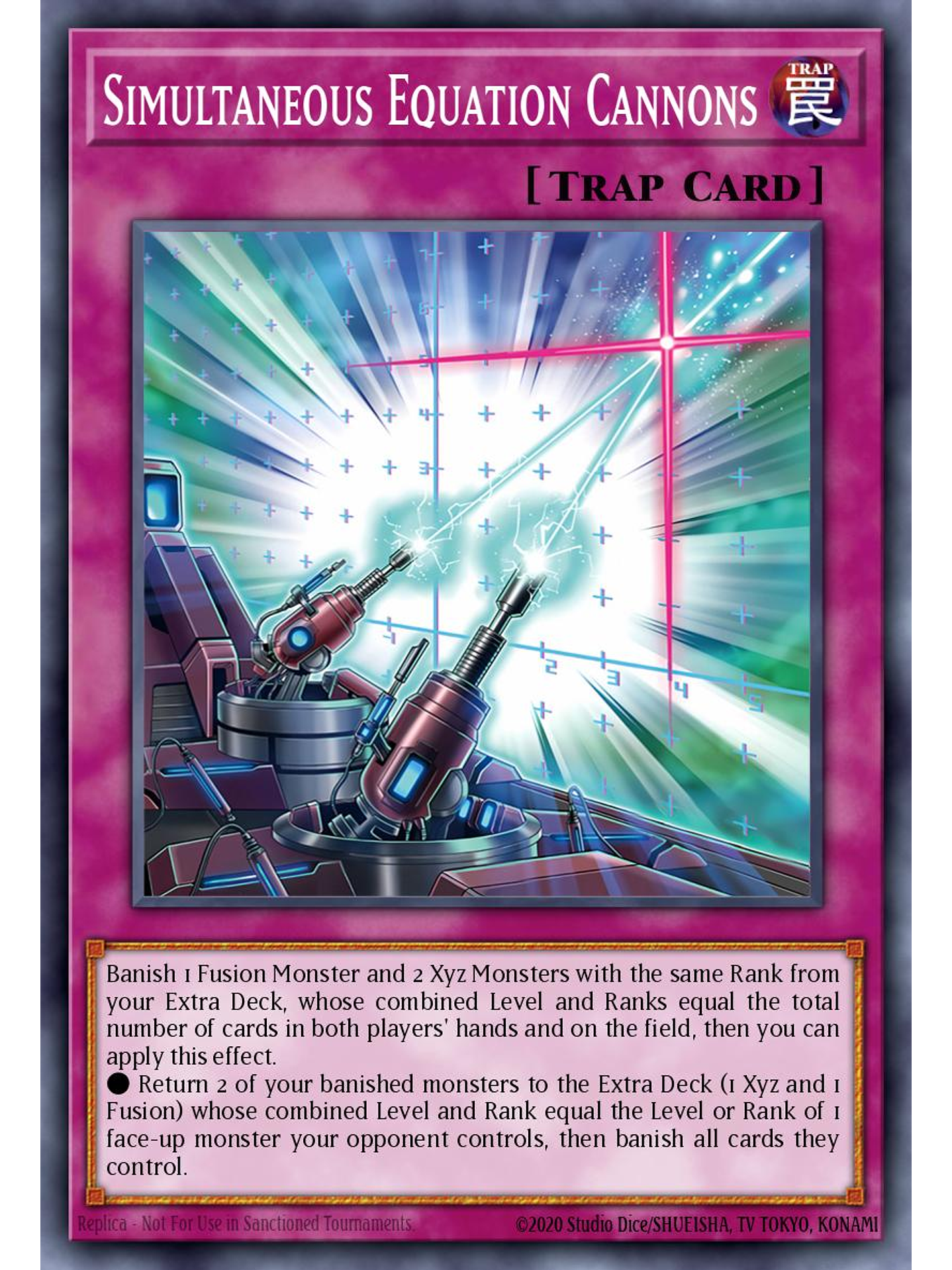 Simultaneous Equation Cannons - MP25-EN076 - Prismatic Secret Rare 1st Edition 1