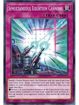 Simultaneous Equation Cannons - MP25-EN076 - Prismatic Secret Rare 1st Edition
