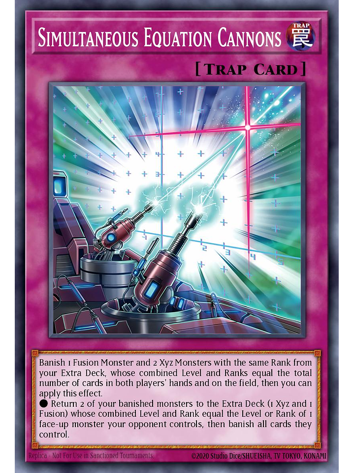 Simultaneous Equation Cannons - MP25-EN076 - Prismatic Secret Rare 1st Edition 1