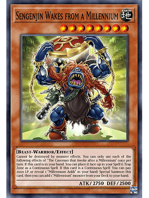 Sengenjin Wakes from a Millennium - MP25-EN077 - Prismatic Secret Rare 1st Edition
