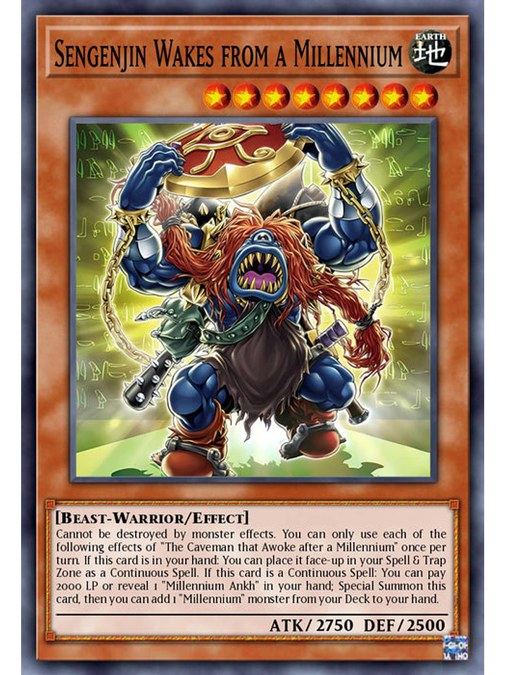 Sengenjin Wakes from a Millennium - MP25-EN077 - Prismatic Secret Rare 1st Edition 1