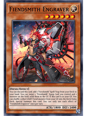 Fiendsmith Engraver - MP25-EN081 - Prismatic Secret Rare 1st Edition