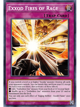 Exxod Fires of Rage - MP25-EN094 - Prismatic Secret Rare 1st Edition