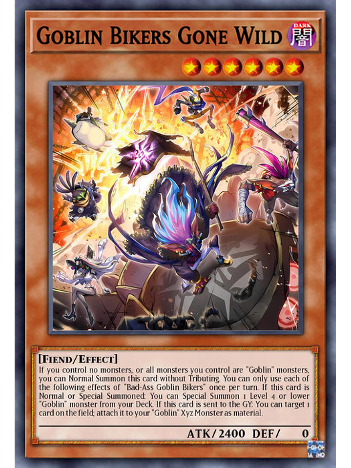 Goblin Bikers Gone Wild - MP25-EN098 - Prismatic Secret Rare 1st Edition 1