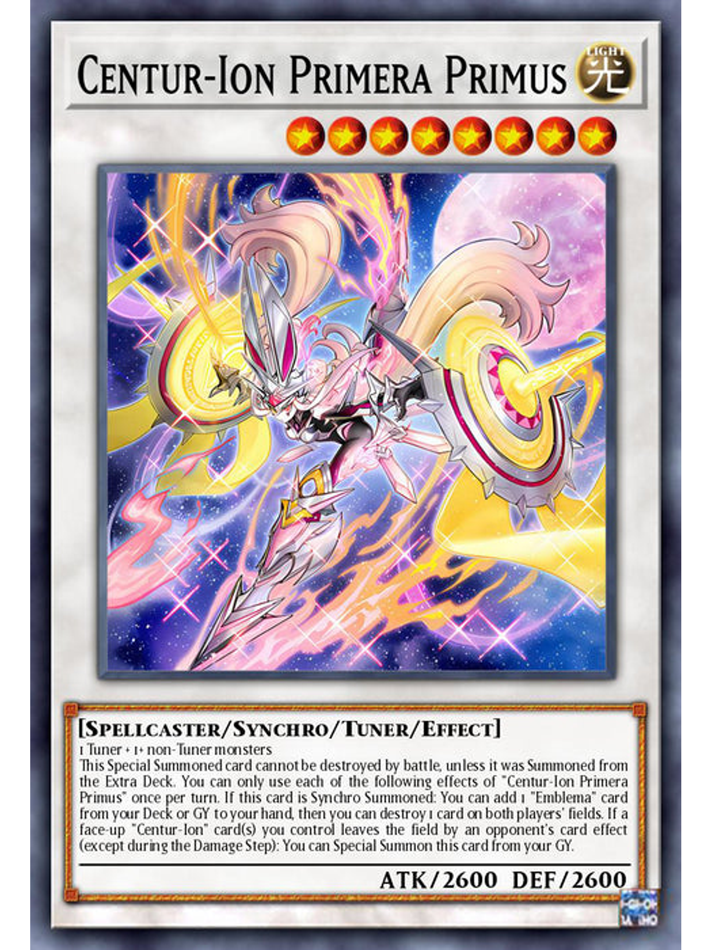 Centur-Ion Primera Primus - MP25-EN106 - Prismatic Secret Rare 1st Edition 1