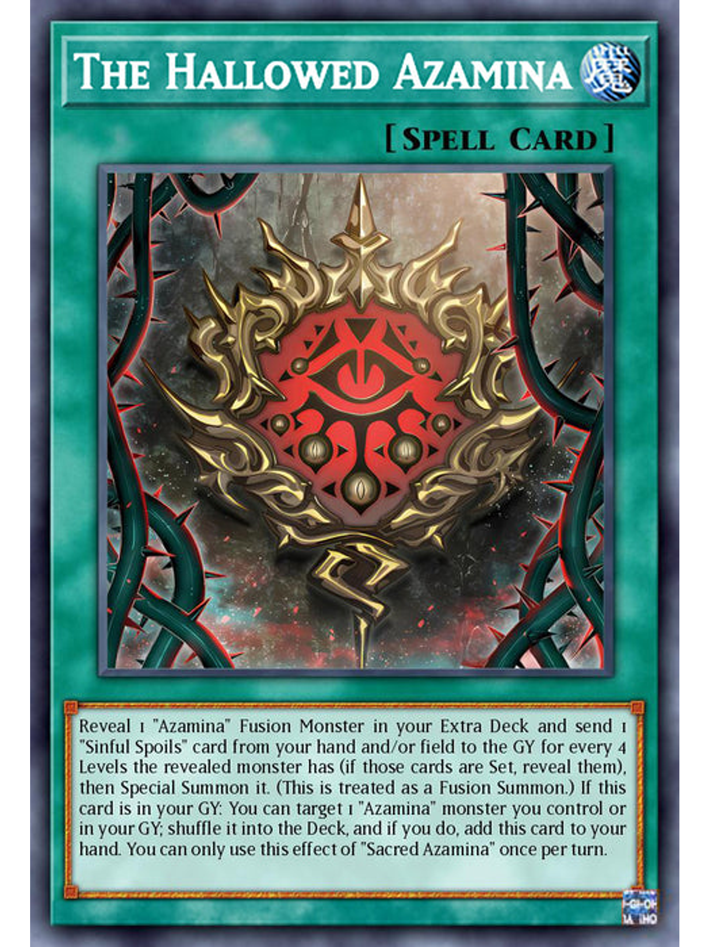 The Hallowed Azamina - MP25-EN112 - Prismatic Secret Rare 1st Edition 1