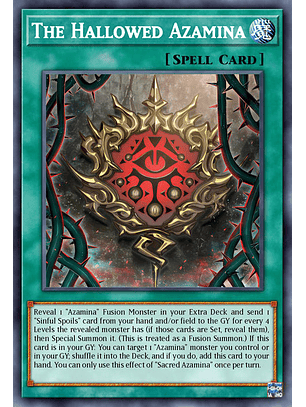 The Hallowed Azamina - MP25-EN112 - Prismatic Secret Rare 1st Edition