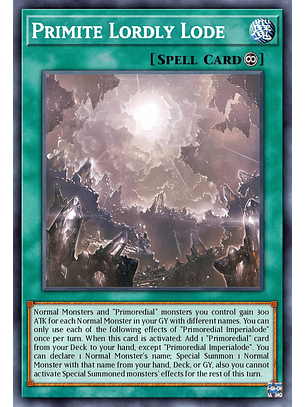 Primite Lordly Lode - MP25-EN114 - Prismatic Secret Rare 1st Edition