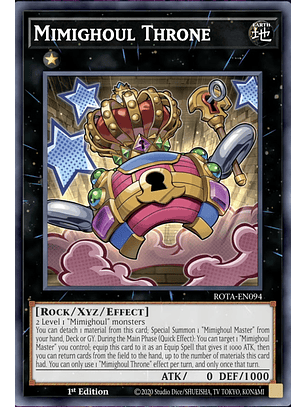 Mimighoul Throne - MP25-EN117 - Prismatic Secret Rare 1st Edition