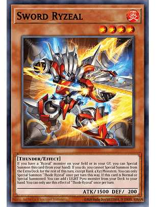 Sword Ryzeal - MP25-EN118 - Prismatic Secret Rare 1st Edition