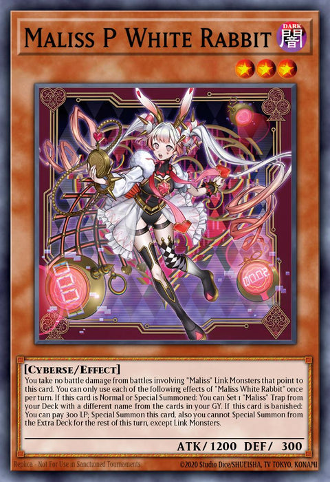 Maliss P White Rabbit - MP25-EN122 - Prismatic Secret Rar Maliss P White Rabbit - MP25-EN122 - Prismatic Secret Rar