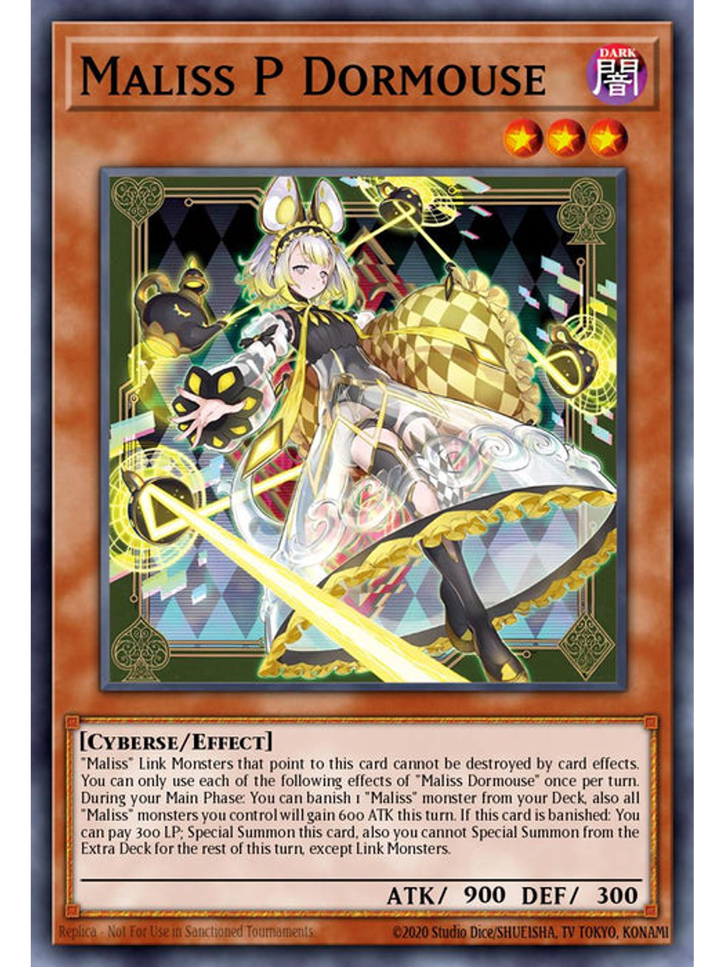 Maliss P Dormouse - MP25-EN124 - Prismatic Secret Rare 1st Edition 1