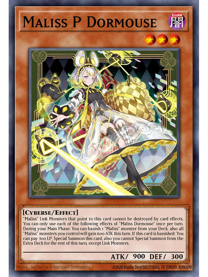 Maliss P Dormouse - MP25-EN124 - Prismatic Secret Rare 1st Edition 1