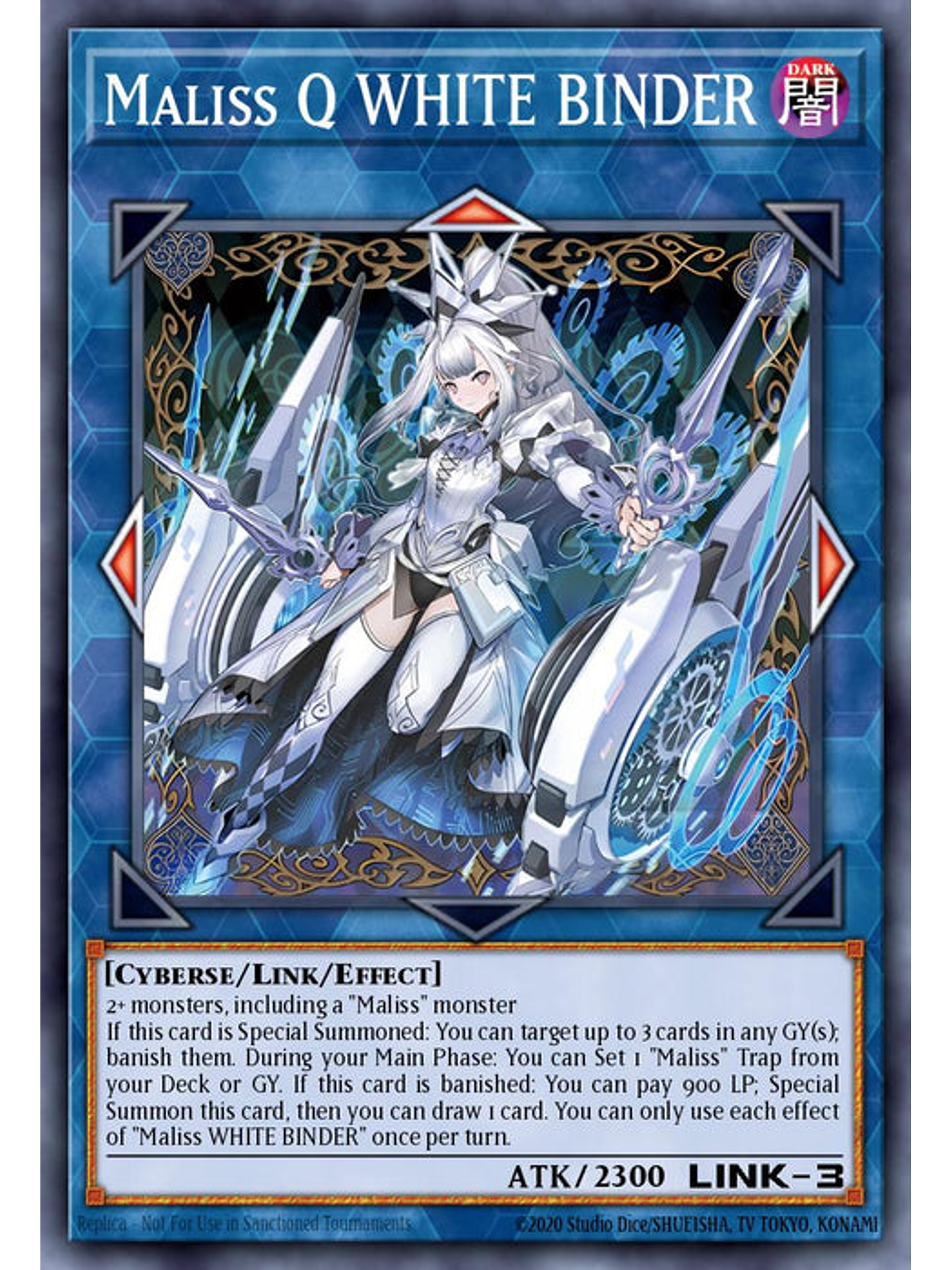 Maliss Q White Binder - MP25-EN126 - Prismatic Secret Rare 1st Edition 1