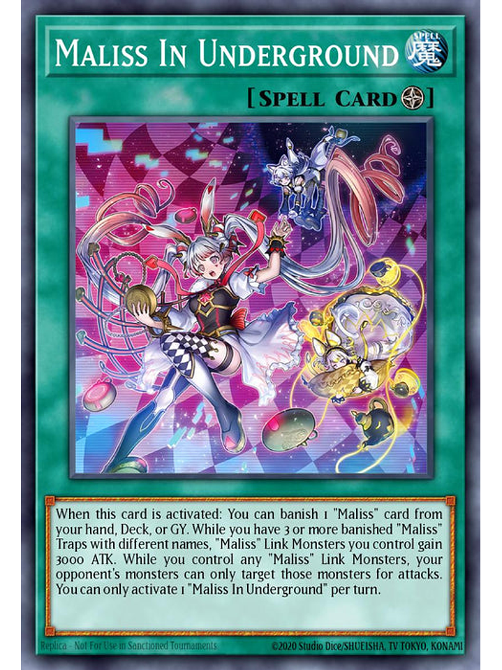 Maliss in Underground - MP25-EN127 - Prismatic Secret Rare 1st Edition 1