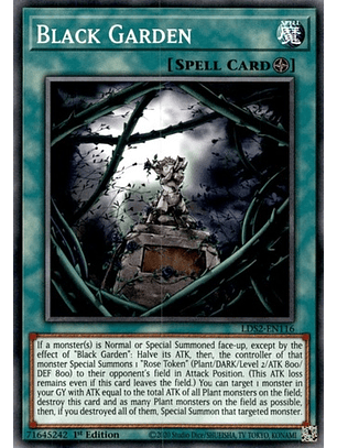 Black Garden - MP25-EN132 - Prismatic Secret Rare 1st Edition