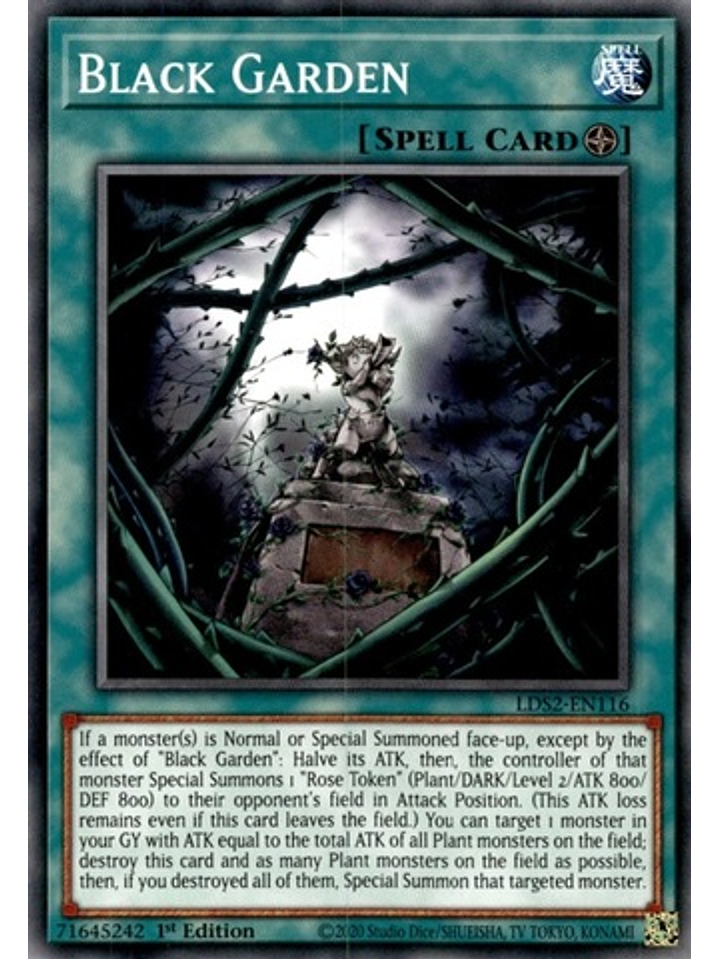 Black Garden - MP25-EN132 - Prismatic Secret Rare 1st Edition 1