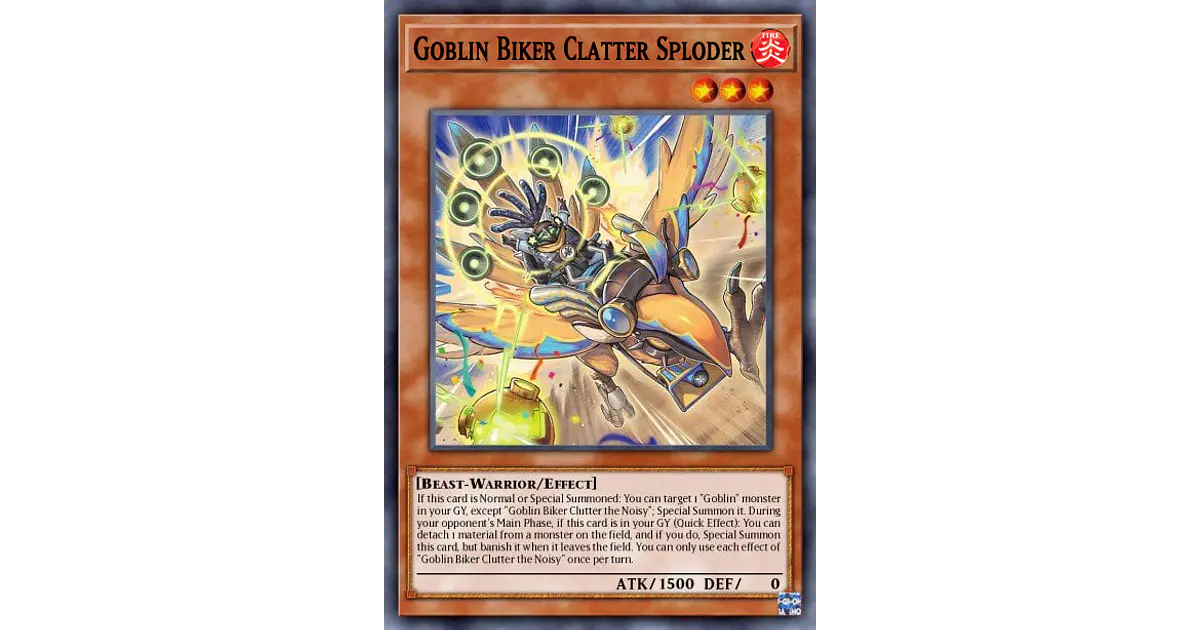 Goblin Biker Clatter Sploder - MP25-EN153 - Ultra Rare 1s...