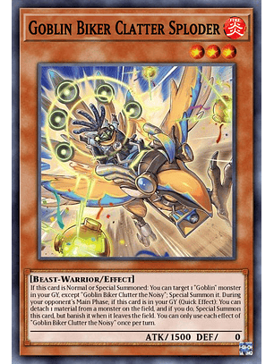 Goblin Biker Clatter Sploder - MP25-EN153 - Ultra Rare 1st Edition