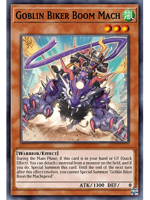 Goblin Biker Boom Mach - MP25-EN154 - Ultra Rare 1st Edition