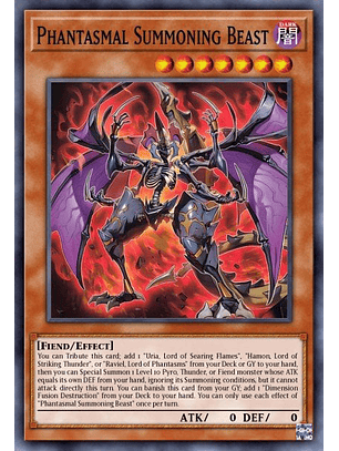 Phantasmal Summoning Beast - MP25-EN156 - Ultra Rare 1st Edition