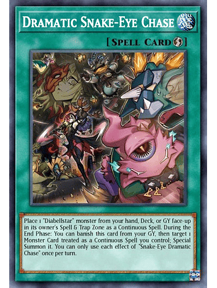 Dramatic Snake-Eye Chase - MP25-EN167 - Ultra Rare 1st Edition