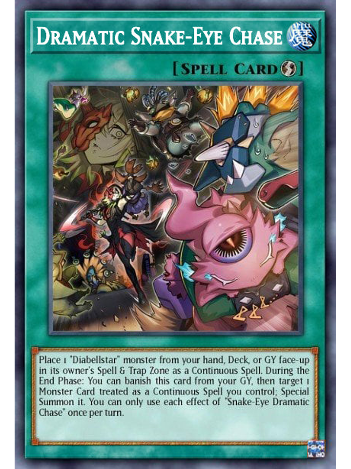 Dramatic Snake-Eye Chase - MP25-EN167 - Ultra Rare 1st Edition 1