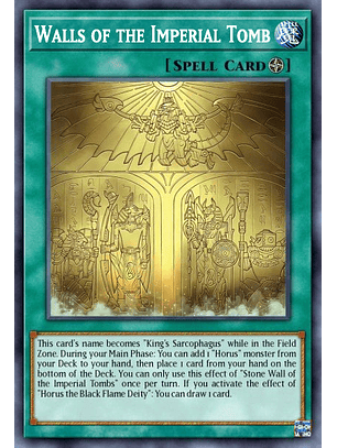 Walls of the Imperial Tomb - MP25-EN168 - Ultra Rare 1st Edition