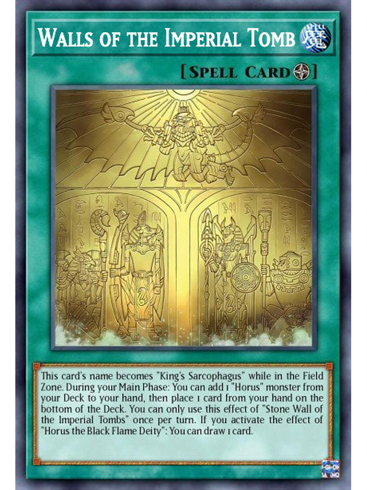 Walls of the Imperial Tomb - MP25-EN168 - Ultra Rare 1st Edition 1