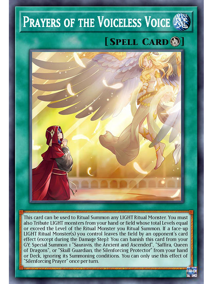 Prayers of the Voiceless Voice - MP25-EN169 - Ultra Rare 1st Edition 1