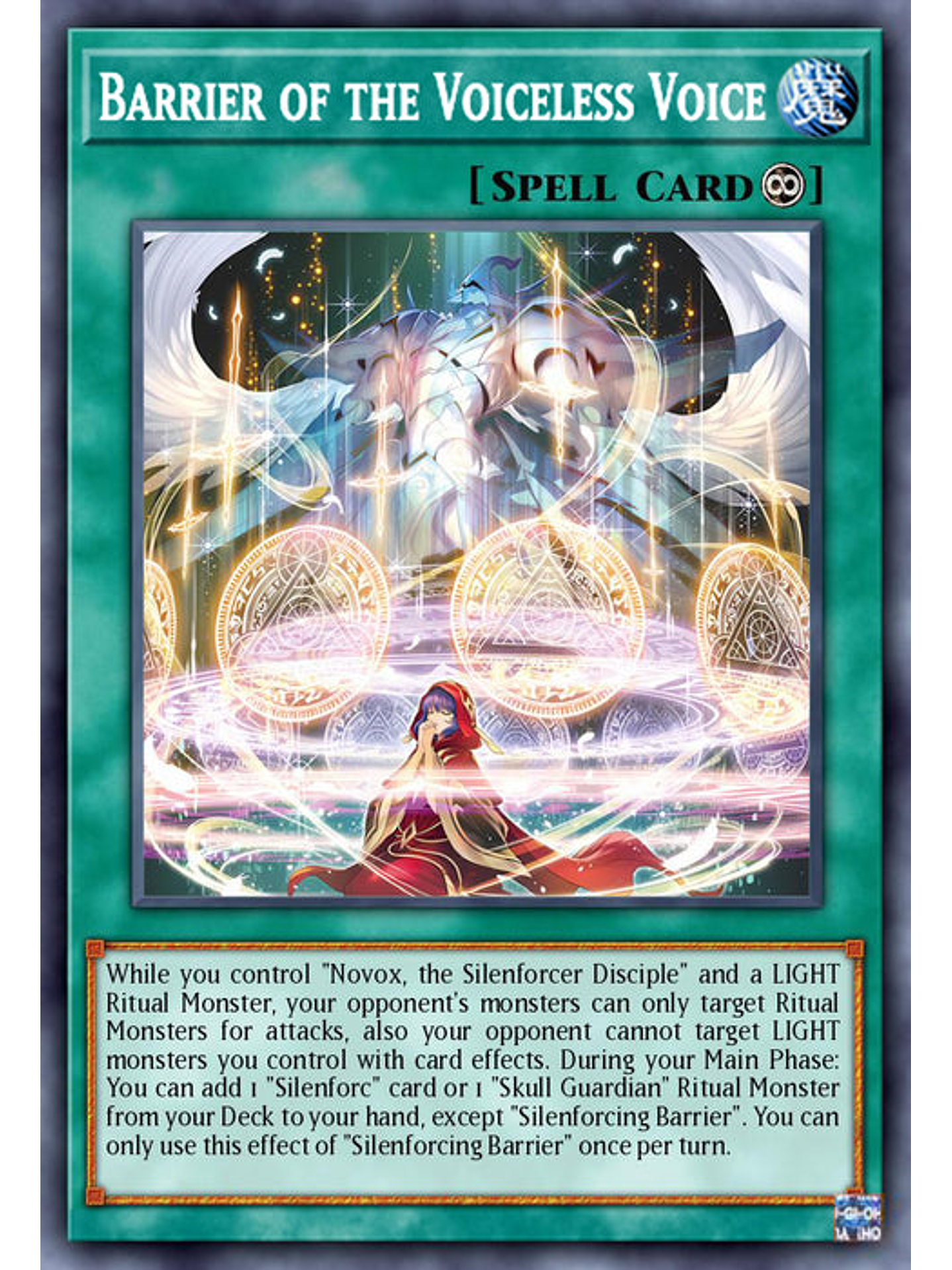 Barrier of the Voiceless Voice - MP25-EN170 - Ultra Rare 1st Edition 1