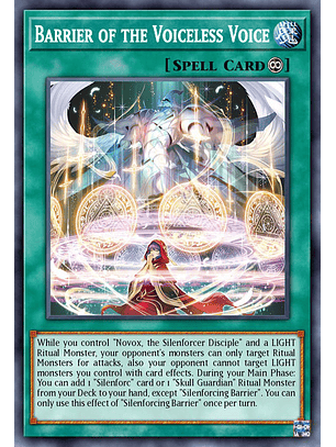 Barrier of the Voiceless Voice - MP25-EN170 - Ultra Rare 1st Edition