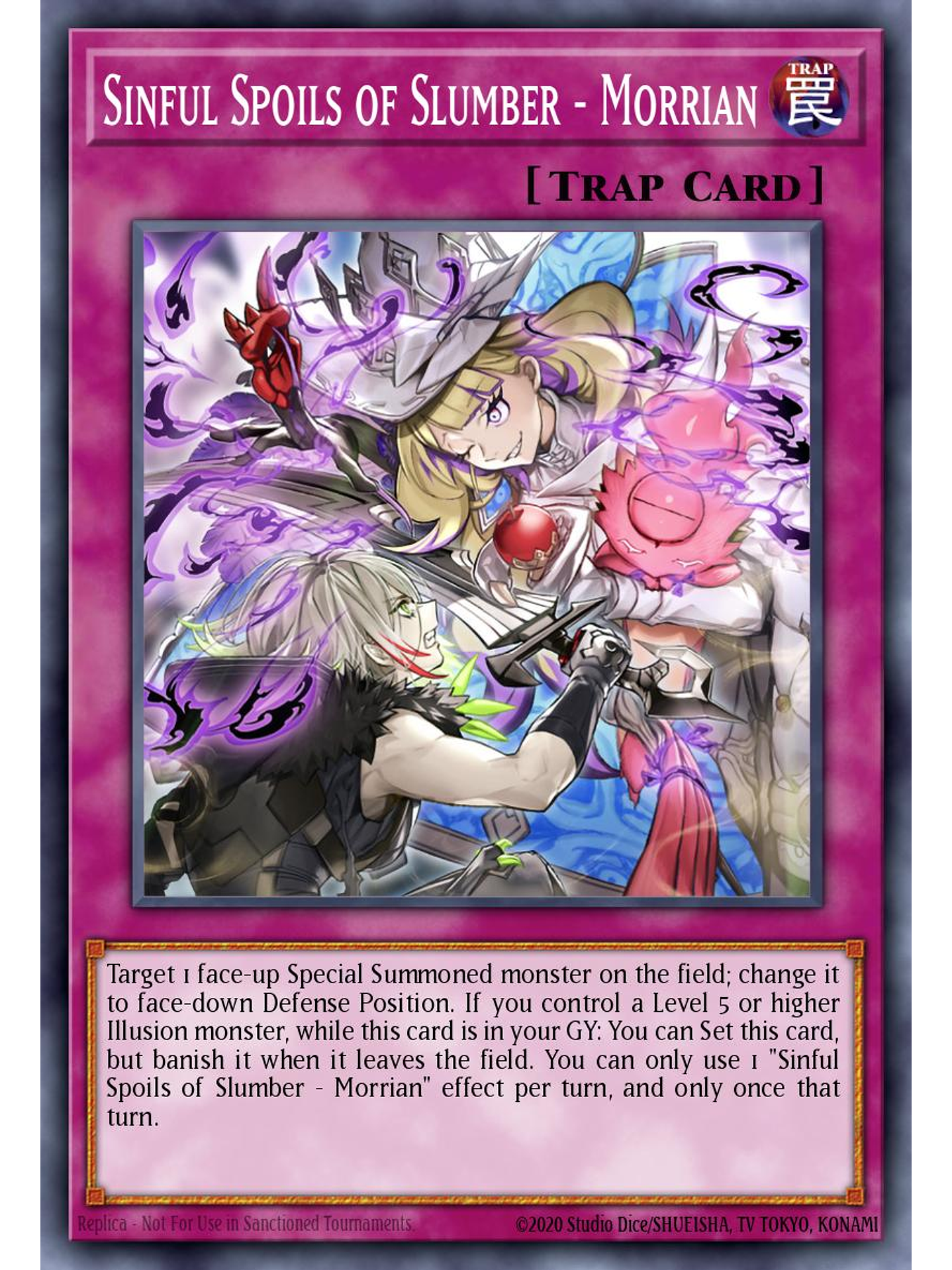 Sinful Spoils of Slumber - Morrian - MP25-EN202 - Ultra Rare 1st Edition 1