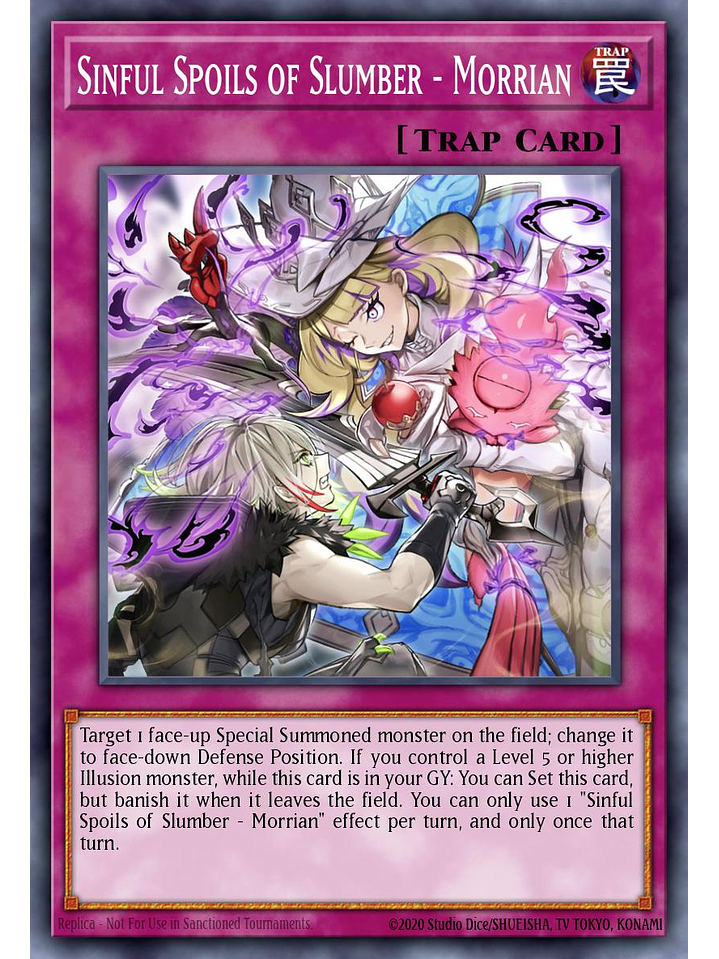 Sinful Spoils of Slumber - Morrian - MP25-EN202 - Ultra Rare 1st Edition 1