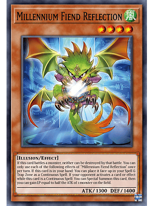 Fiend Reflection of the Millennium - MP25-EN210 - Ultra Rare 1st Edition