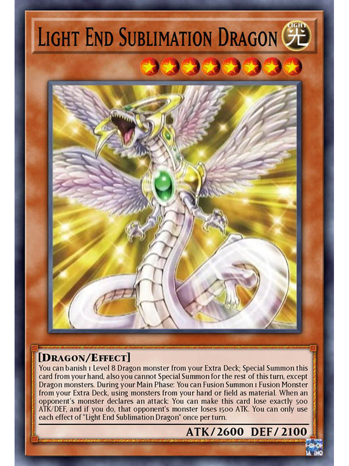 Light End Sublimation Dragon - MP25-EN211 - Ultra Rare 1st Edition 1