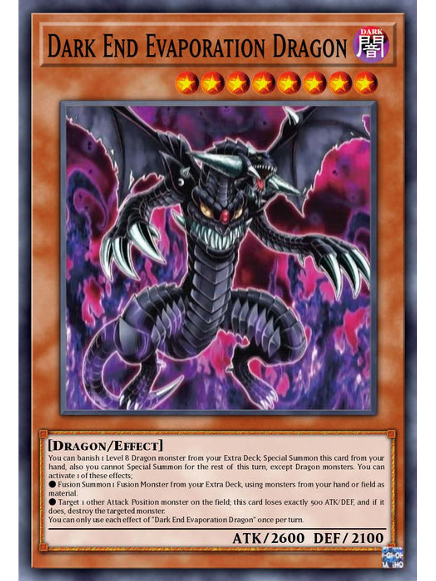 Dark End Evaporation Dragon - MP25-EN212 - Ultra Rare 1st Edition 1