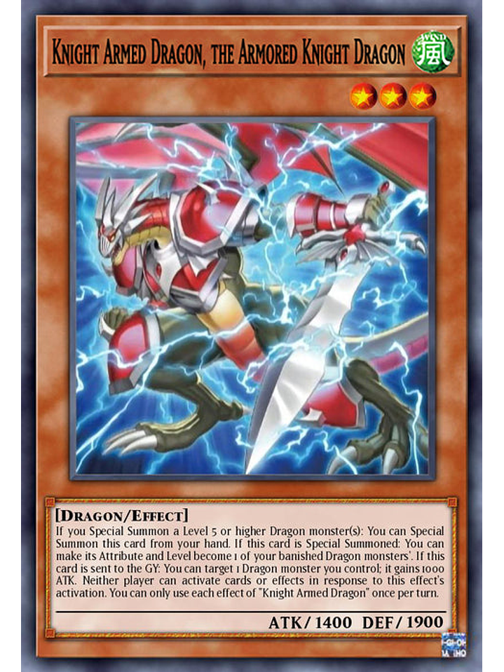 Knight Armed Dragon, the Armored Knight Dragon - MP25-EN213 - Ultra Rare 1st Edition 1