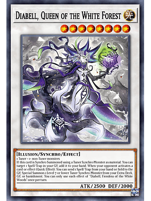 Diabell, Queen of the White Forest - MP25-EN221 - Ultra Rare 1st Edition