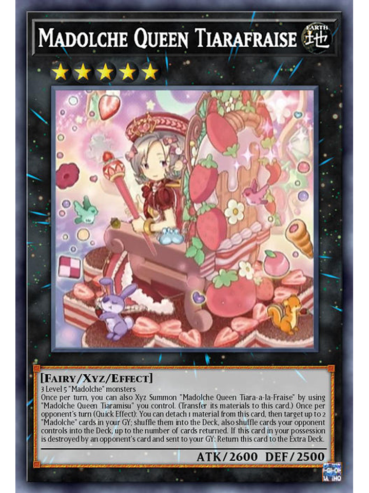 Madolche Queen Tiarafraise - MP25-EN222 - Ultra Rare 1st Edition 1