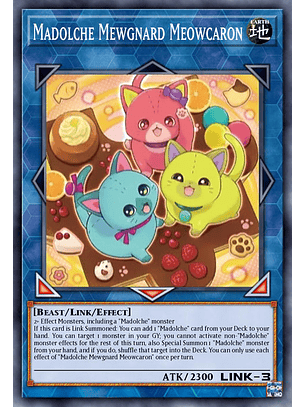 Madolche Mini Meowcaroons - MP25-EN224 - Ultra Rare 1st Edition