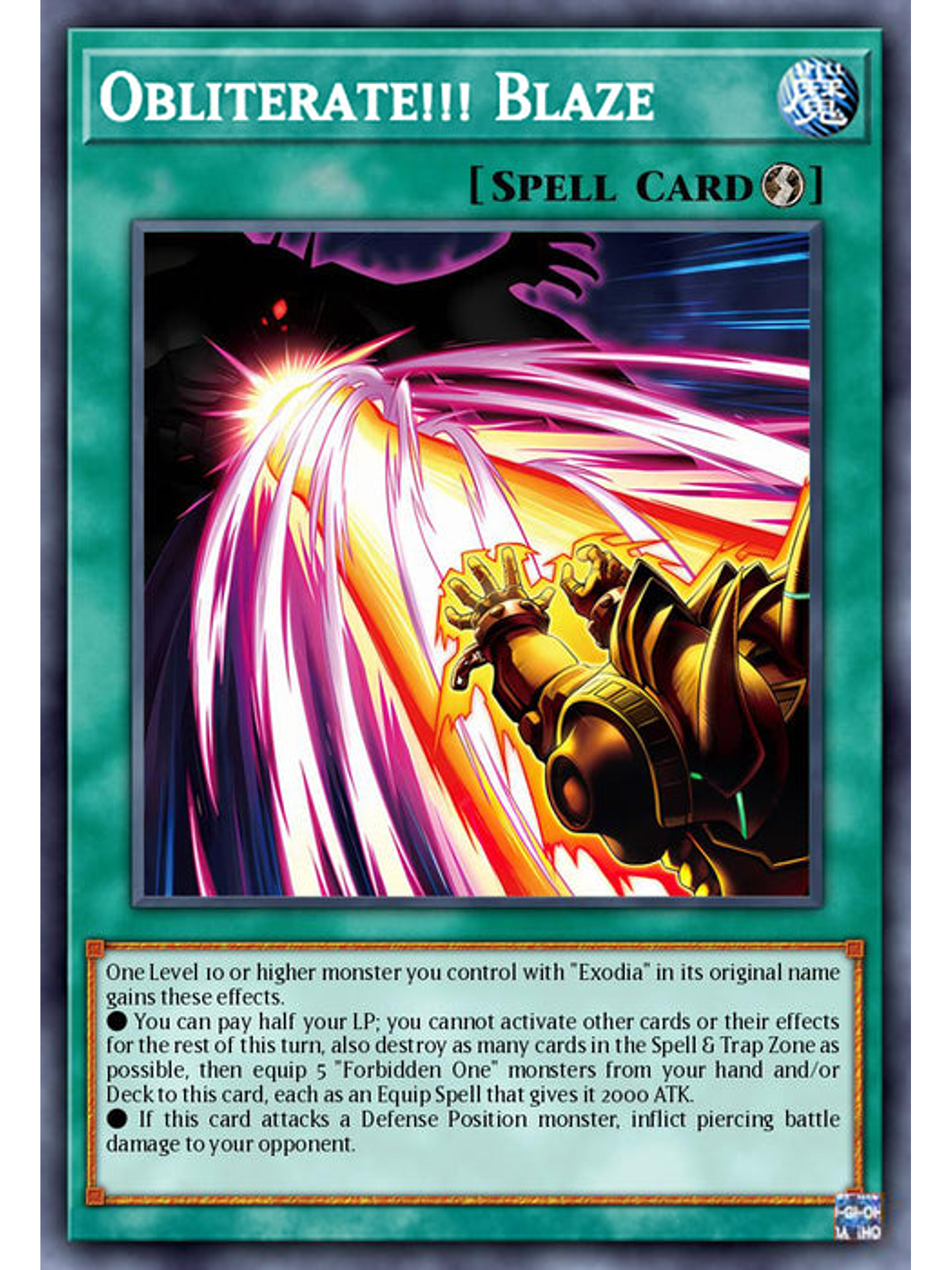 Obliterate!!! Blaze - MP25-EN225 - Ultra Rare 1st Edition 1