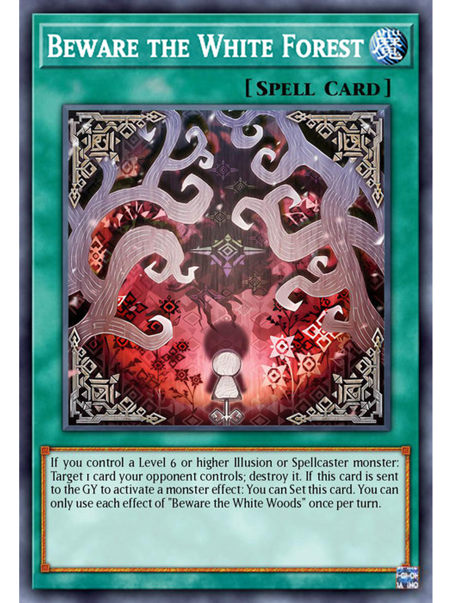 Beware the White Forest - MP25-EN227 - Ultra Rare 1st Edition 1