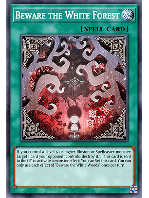 Beware the White Forest - MP25-EN227 - Ultra Rare 1st Edition
