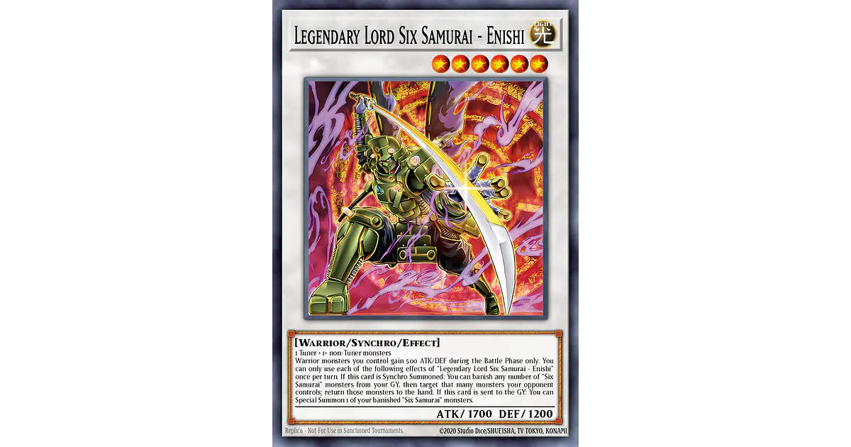 閻魔忍鬼ムジンロードsec1枚 Legendary Lord Six Samurai - Enishi - MP25-EN247 - Ultra