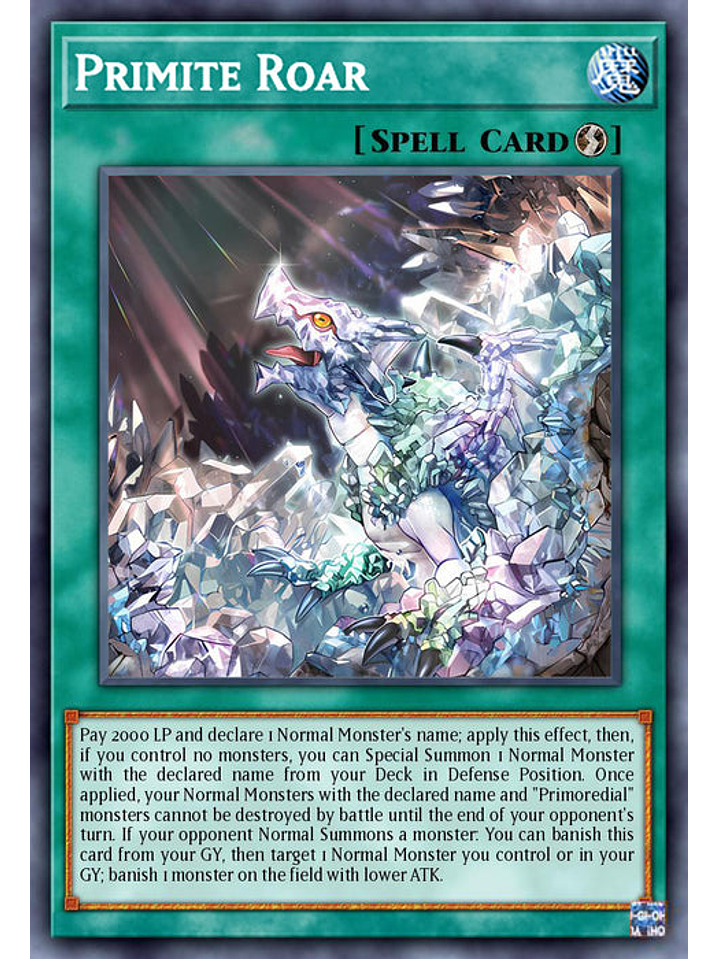 Primite Roar - MP25-EN252 - Ultra Rare 1st Edition 1