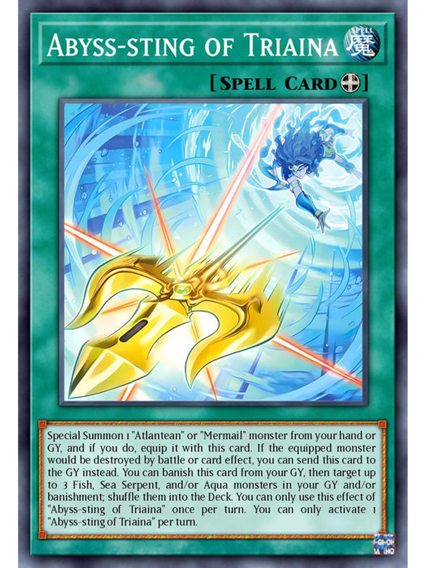 Abyss-sting Triaina - MP25-EN253 - Ultra Rare 1st Edition 1