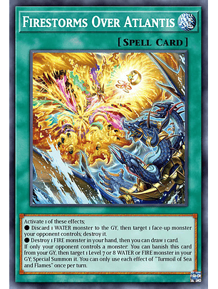 Firestorms Over Atlantis - MP25-EN255 - Ultra Rare 1st Edition